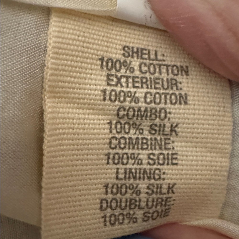 Elizabeth and James Linen and Silk Two-Tone Jacket - Picture 11 of 11